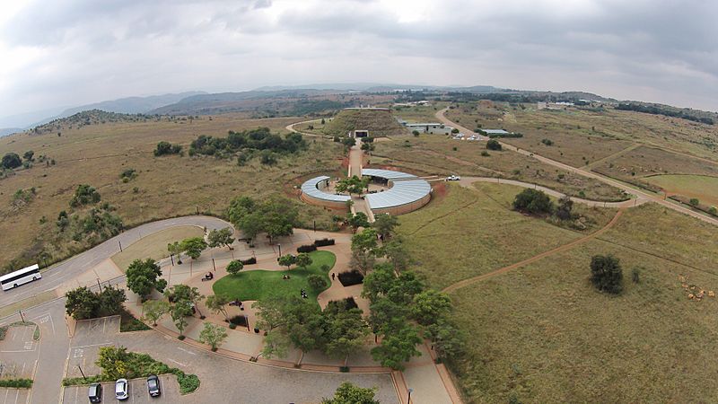 Maropeng — aerial view of the visitor centre